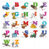 alfabet dla dzieci magnesy lodówkę