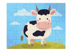 puzzle zwierzęta farma dla dzieci