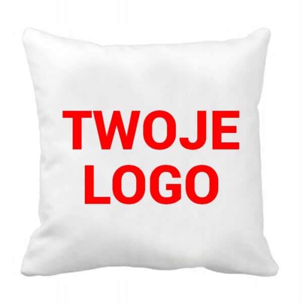 poszewka na poduszkę z logo